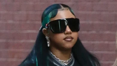 North West Debuts Major Transformation With Bleached Brows