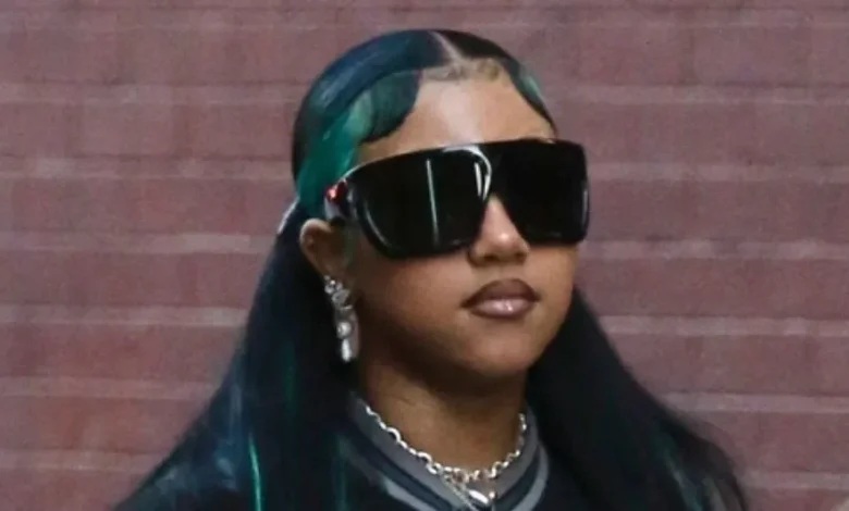 North West Debuts Major Transformation With Bleached Brows