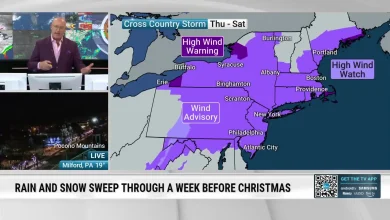 Northeast: Windy Front Could Bring Damaging Gusts, Travel Woes