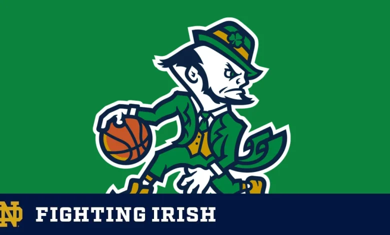 Notre Dame Athletics Unveils Basketball Leprechaun Mark