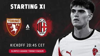 Official: Torino vs. AC Milan starting XIs – four changes from Lazio defeat