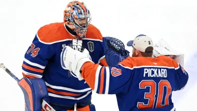 Oilers' Stuart Skinner Laughs Off 'Huggate' Scandal, Talks Bond With Pickard