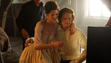 'Outlander': See New Wedding Episode Photos of Jamie and Claire in Behind-the-Scenes Look