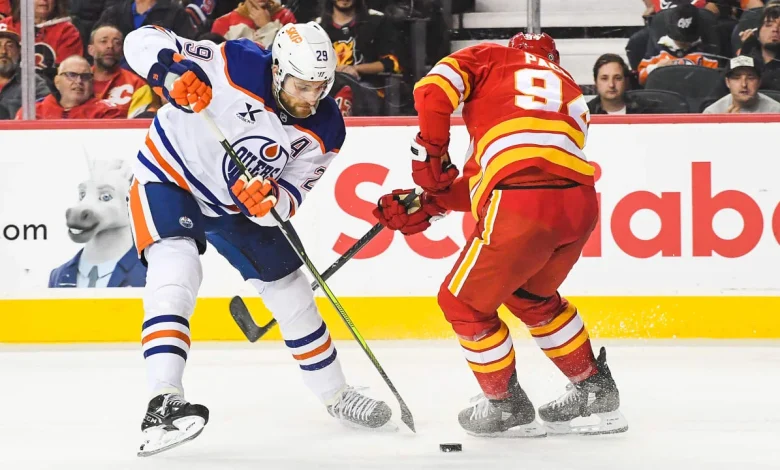 PROJECTED LINEUP: Oilers at Flames