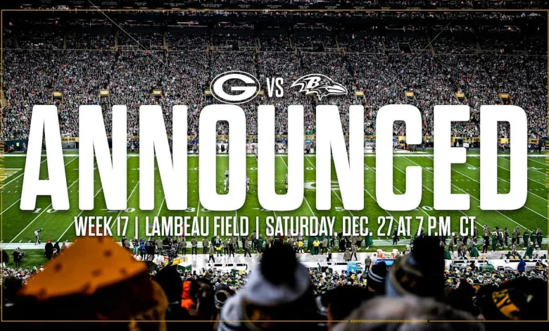 Packers-Ravens set for primetime on Saturday, Dec. 27 - Green Bay Packers – packers.com
