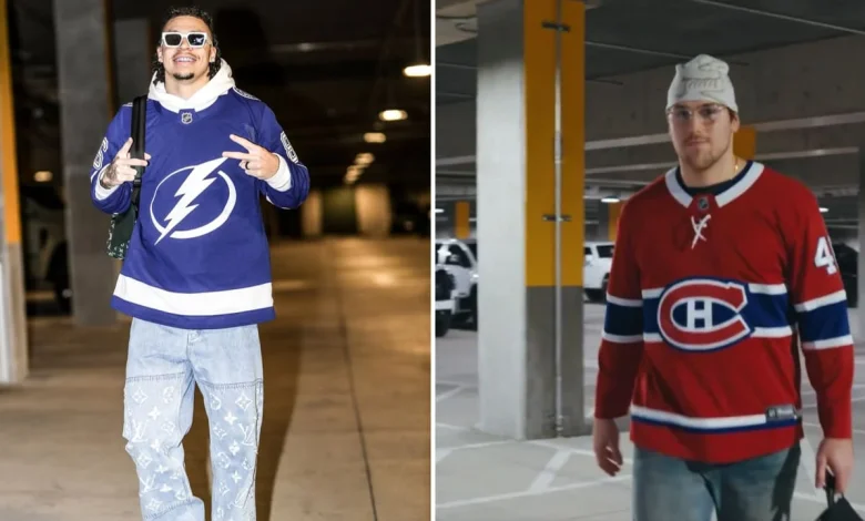 Packers’ Watson, Van Ness rock Lightning, Canadiens jerseys at Lambeau Field