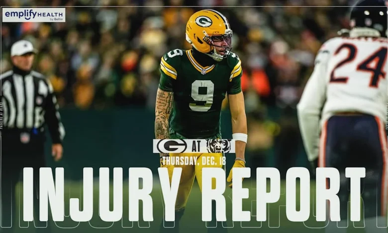 Packers list 10 questionable, rule out three vs. Bears