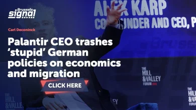 Palantir CEO trashes ‘stupid’ German policies on economics and migration