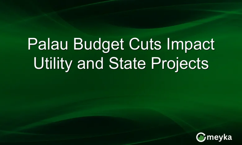 Palau Budget Cuts Impact Utility and State Projects