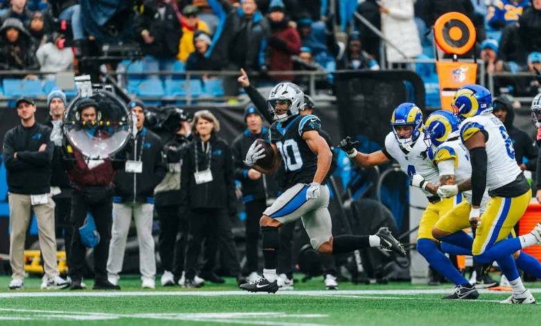 Panthers win a stunner over the Rams 