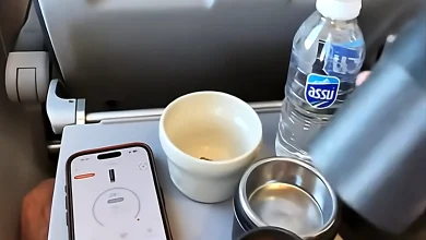 Passenger Built an Espresso Bar in His Economy Seat — Coffee Genius or Cabin Nightmare?