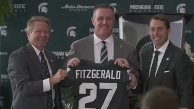Pat Fitzgerald press conference livestream video at MSU football