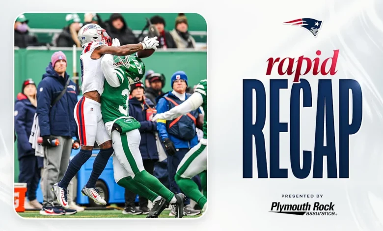 Patriots Pound Jets 42-10, Complete Perfect 8-0 Road Record