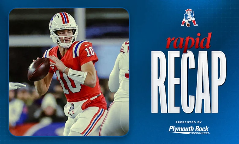 Patriots Roll Over Giants 33-15 on Monday Night Football for 10th Straight Win