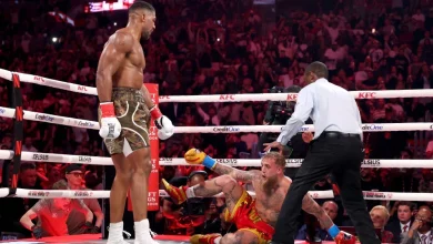 Paul Knocked Out by Anthony Joshua, Breaks Jaw