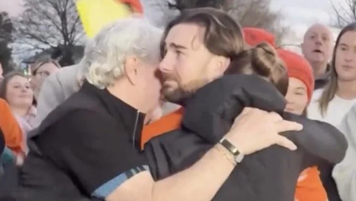 Pauline Quirke’s son completes 140km trek for Alzheimer’s research