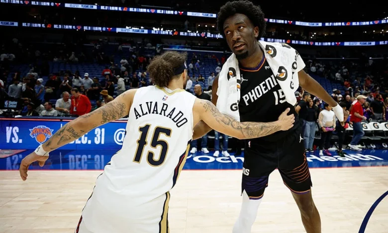 Pelicans’ Jose Alvarado, Suns’ Mark Williams ejected for throwing punches
