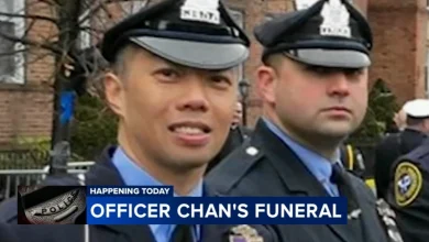 Philadelphia Highway Patrol Officer Andy Chan laid to rest at Cathedral Basilica of Saints Peter and Paul in Center City