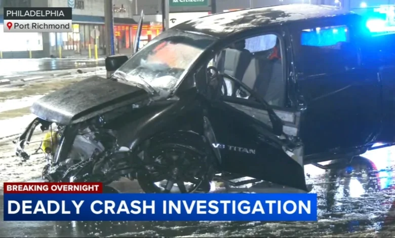 Philadelphia Police investigate deadly crash in Port Richmond