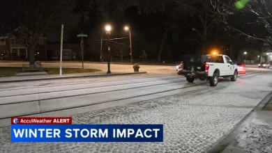 Philadelphia residents stock up on supplies as sleet, snow blanket city