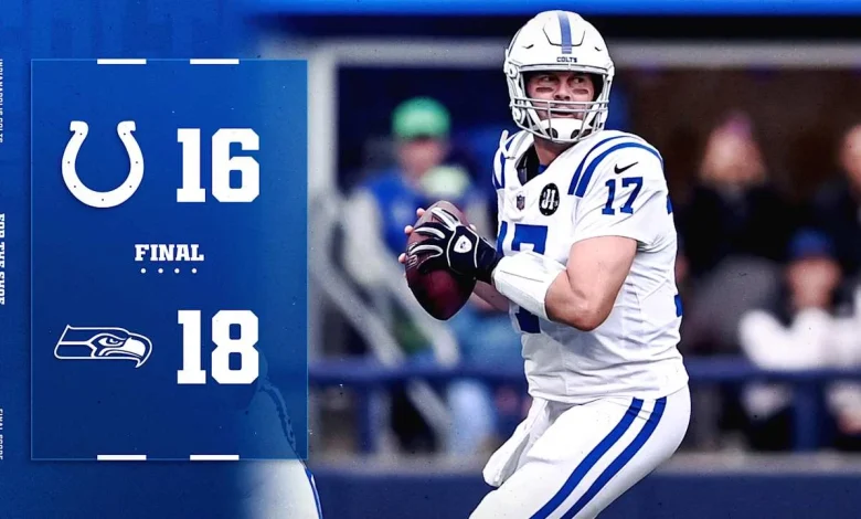 Philip Rivers' comeback efforts ends with Seahawks' last-second field goal in Colts' loss