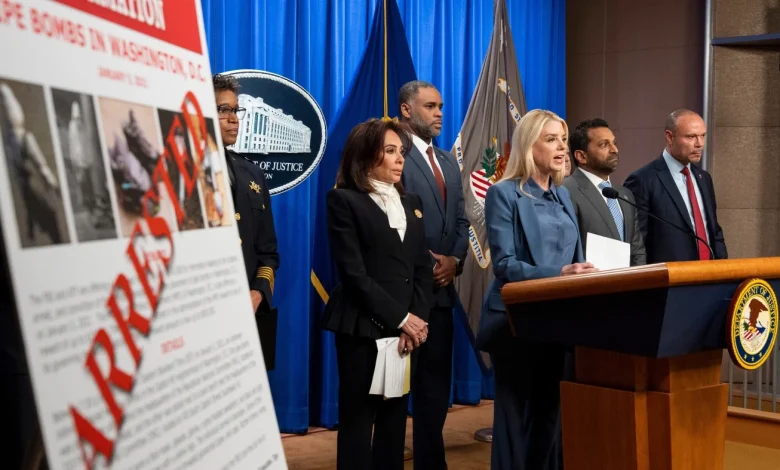 Pipe bomb suspect told FBI he targeted U.S. political parties : NPR