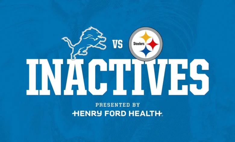 Pittsburgh Steelers vs. Detroit Lions