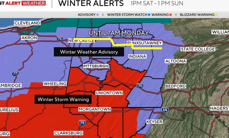 Pittsburgh braces for impactful snow and below-zero wind chills this weekend | First Alert Weather