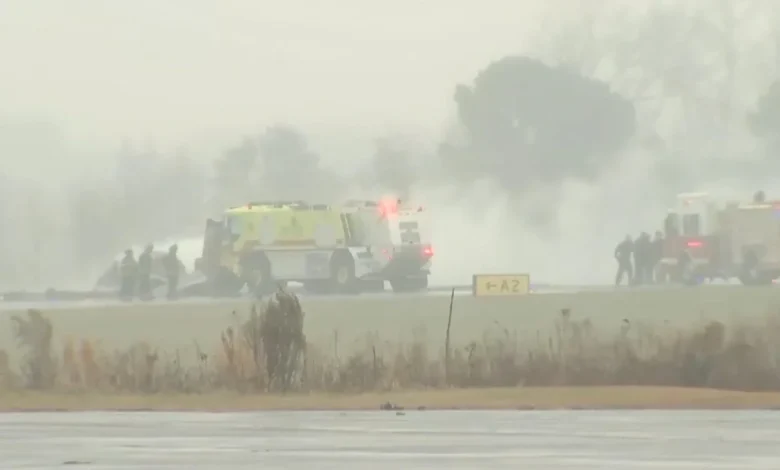 Plane crashes while landing at North Carolina airport, deaths reported