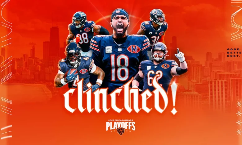 Playoff bound! Bears clinch 2025 postseason berth