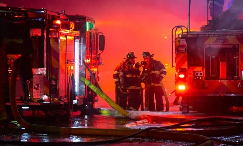 Portland firefighters knock down waterfront blaze