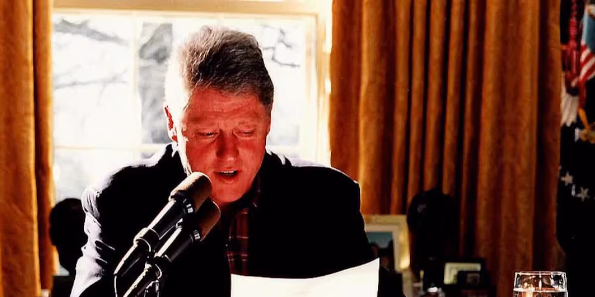 President Bill Clinton impeached by U.S. House on Dec. 19, 1998