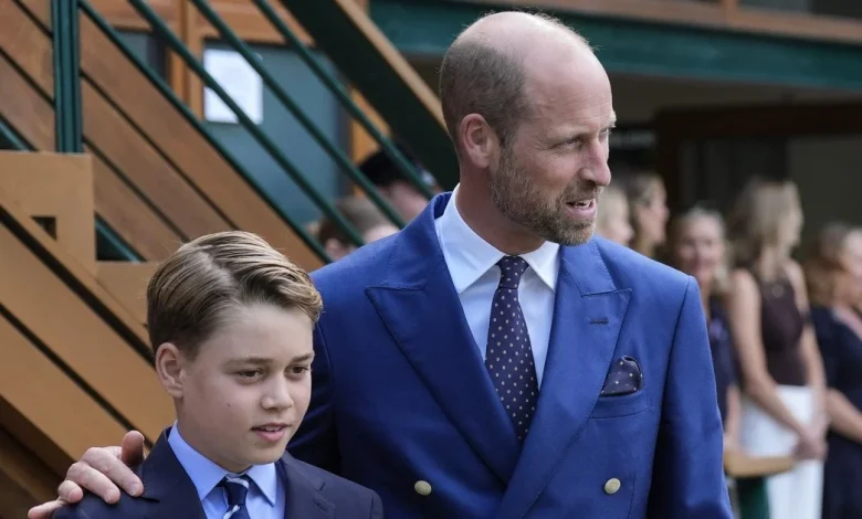 Prince George Joins Prince William for Diana-Inspired Outing