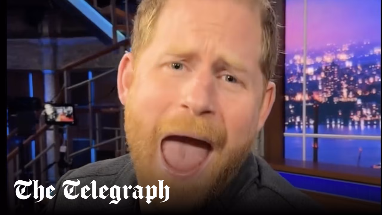 Prince Harry makes Trump jokes on TV show