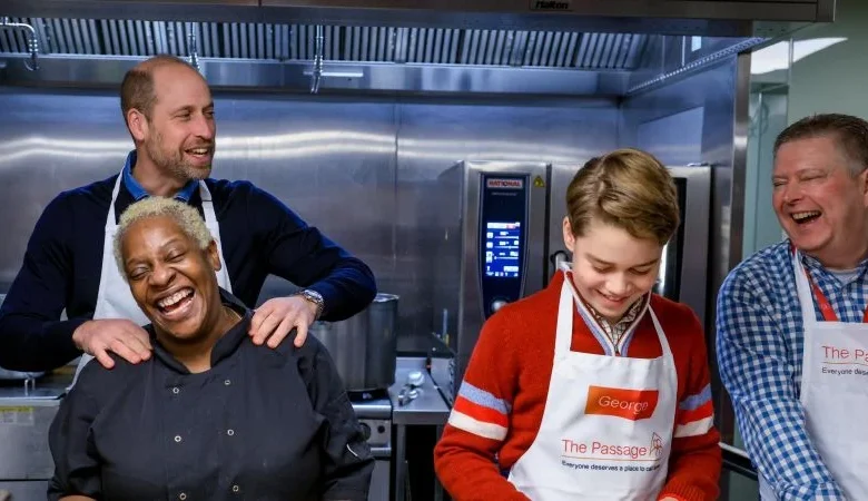 Prince William and son George continue Diana’s legacy with Christmas trip to homeless shelter