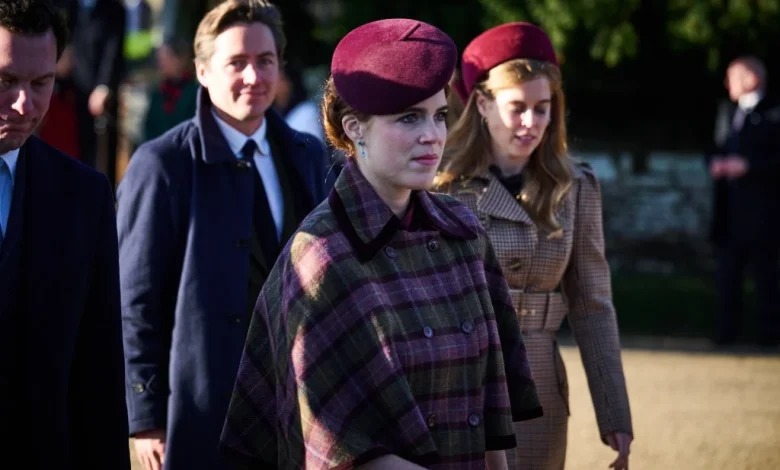 Princesses Beatrice & Eugenie Attend Christmas at Sandringham