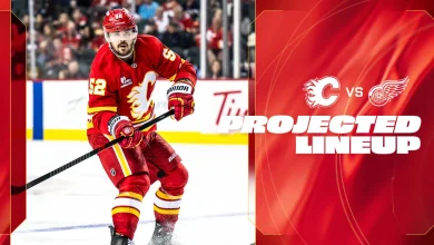 Projected Lineup - Flames vs. Red Wings