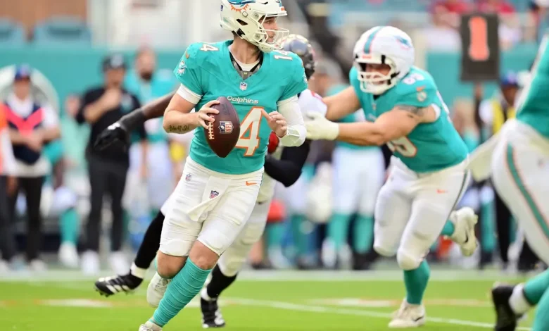 Quinn Ewers' first NFL TD pass is record play for this year's Dolphins