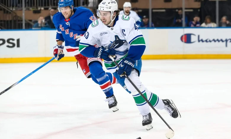 Quinn Hughes trade highlights Rangers’ difficult road ahead in pursuit of big splash