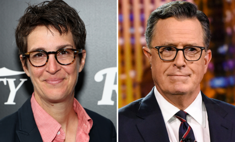 Rachel Maddow Urges Paramount to Reverse Stephen Colbert Firing