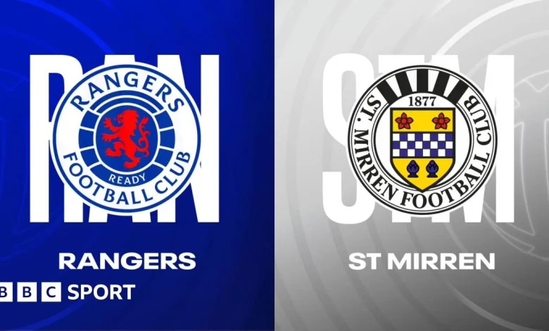 Rangers vs St Mirren: Scottish Premiership radio commentary updates & match report