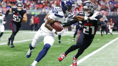 Rashid Shaheed returns second half kickoff 100 yards for Seahawks TD