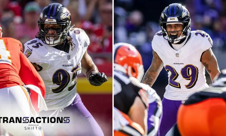Ravens Activate Tavius Robinson and Ar’Darius Washington to 53-Man Roster