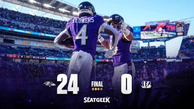 Ravens Shut Out Bengals on the Road