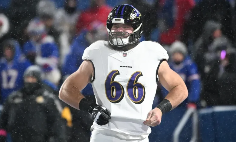 Ravens offensive guard suspended for violating the NFL's substance abuse policy