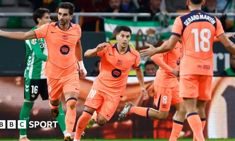 Real Betis vs Barcelona LIVE: Spanish La Liga score, stats & updates