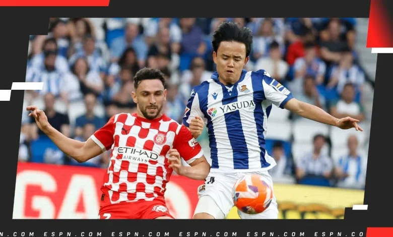 Real Sociedad y Girona se miden mientras miran de reojo la zona de descenso