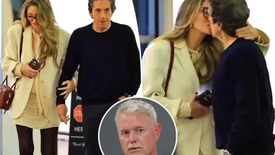 Rebecca Gayheart, 54, kisses billionaire boyfriend, 78, after detailing ‘complicated’ dynamic with ex Eric Dane