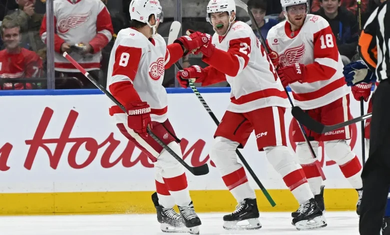 Red Wings' James van Riemsdyk Sets New Career Milestone vs. Canucks