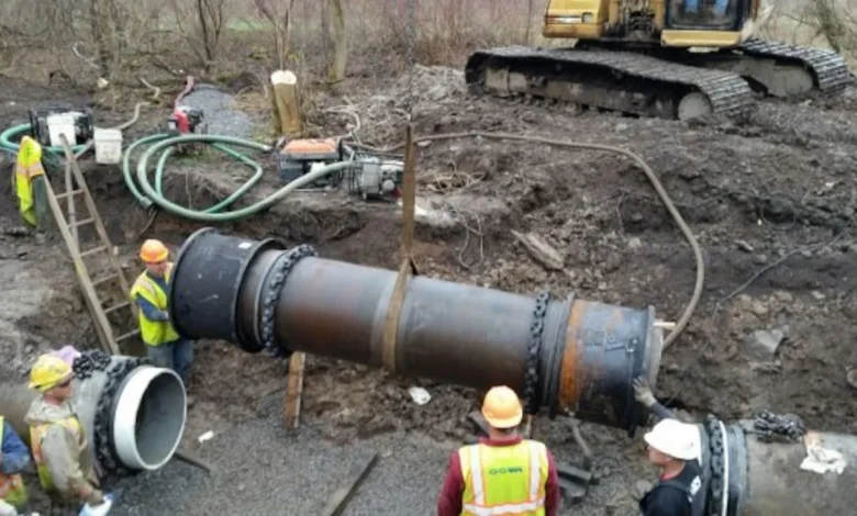 Repairs to major Central NY water main could take up to 2 weeks; reservoirs are emptying
